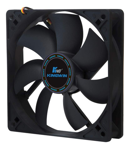 Ventilador Silencioso Kingwin De 120 Mm Para Carcasas De Com