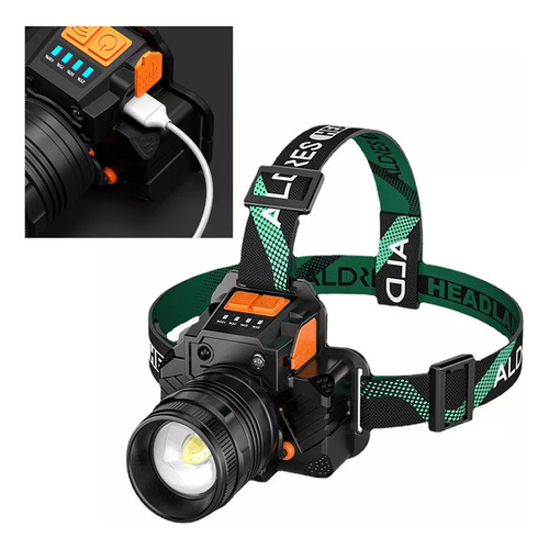 Linterna Frontal Con Sensor De Zoom Para Pesca Y Caza Al Air