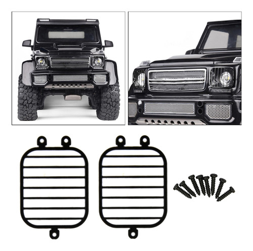 Protección De Pantalla De Lámpara De Metal Rc Para Trx4