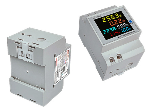 6in1 Display Smart Meter Din Rail Ac Monitor Voltage