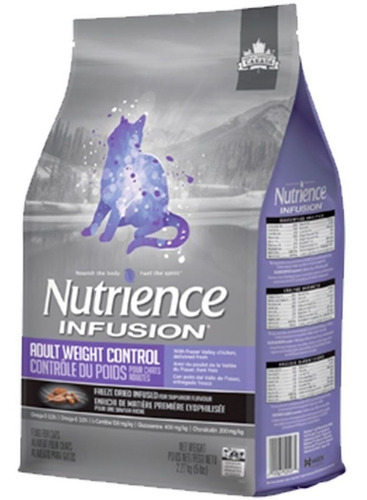 Nutrience Gato Infusion Control De Peso 2,27kg Razas 