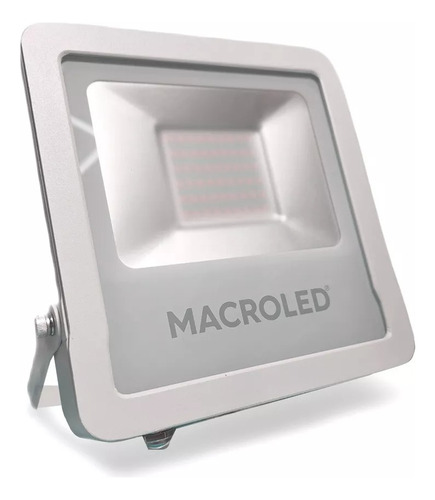 Reflector Proyector Led Macroled Pro Blanco 50w Cálido 3000k