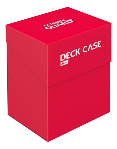 Deck Box Ultimate Guard 80 Unidades Deck Case Rojo 
