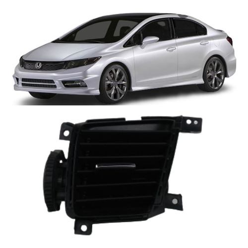 Difusor Ar Lateral Esquerdo Honda New Civic 