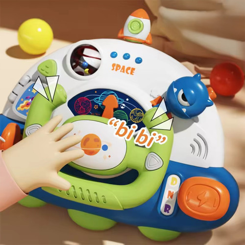 Volante Interactivo Y Kids Toys Para Con Luces Y Sonido