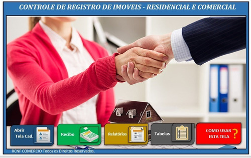 Melhor Sistema Feito Em Excel Controle De Imóveis E Recibos!