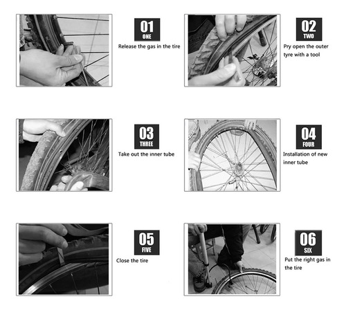 Calpalmy (2 Sets) 20 Neumáticos De Reemplazo De Bicicleta Pa