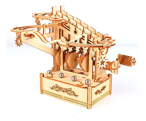 Rompecabezas 3d Con Movimiento Mecánico, Diy, Madera Eco