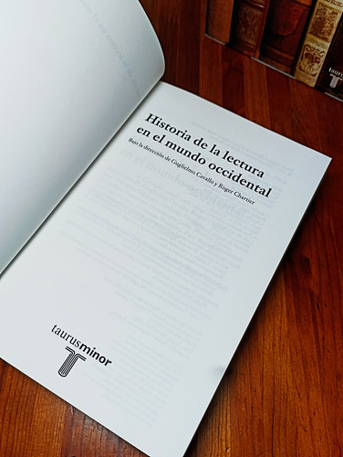 Historia De La Lectura En El Mundo Occidental - Chartier (Usado)