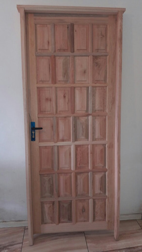 Puerta Exterior En Madera De Eucaliptos Nuevas Ciega