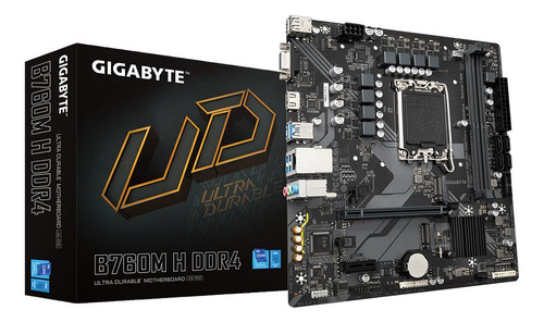 Tarjeta Madre Gigabyte Micro-atx B760m H Ddr4 1700 64gb Ddr4
