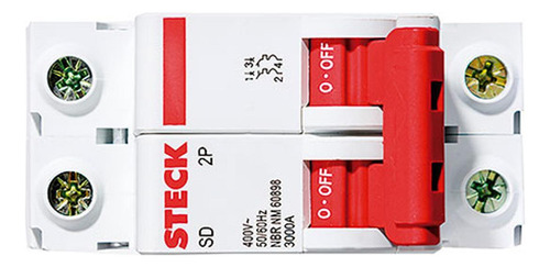 Kit C/4 - Disjuntor Steck Din Bipolar 63a Sd62 C 3ka