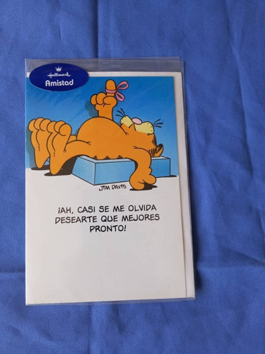 Hallmark Amistad - Garfield: ¡ah, Casi Se Me Olvida Desearte