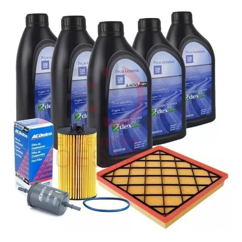 Kit Filtros + Aceite Original Cobalt Spin Diesel 1.3 15w40