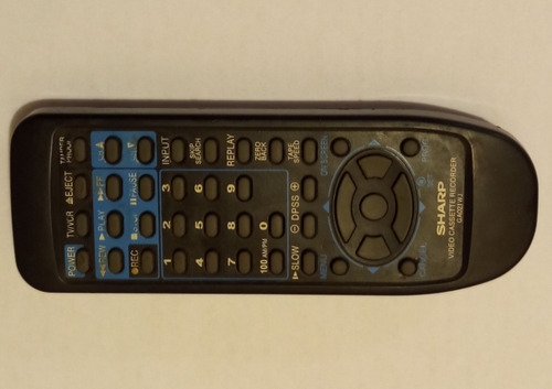 Control Remoto Original Para Reproductor Vhs Sharp (Usado)