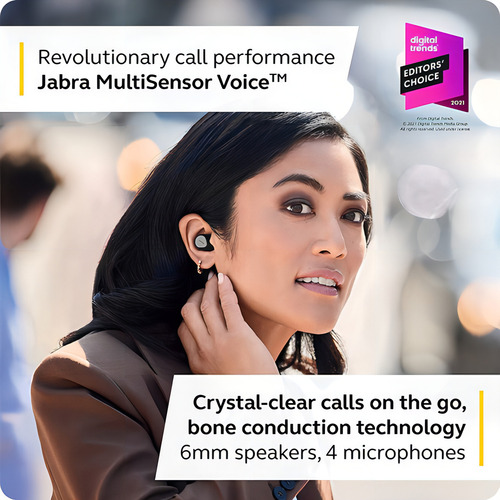 Auriculares inalámbricos Jabra Elite 7 Pro True en color negro+gris