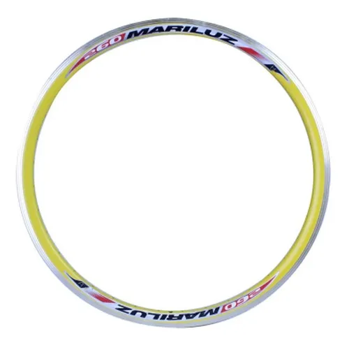 Rines Bicicleta Rodada 26 Hoyos 36 Aluminio Amarillo Mariluz