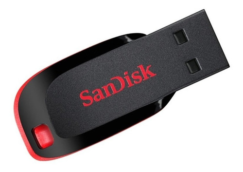 Imagen 3 de 5 de Pendrive Sandisk 32gb Cruzer Blade Usb 2.0