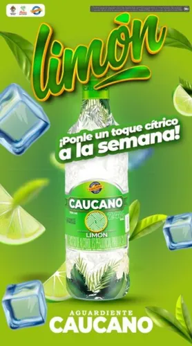 El Mejor Aguardiente Del Mundo Caucano L - mL a $91