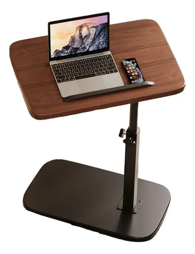 Mesa Auxiliar Latera De Madera Mesita Notebook