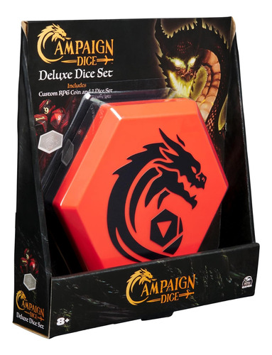 Campaign Dice, Juego De Rol Poliedro Premium Dice To Go...