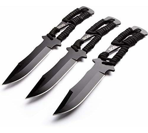 Sog Cuchillos De Tiro F041tn, Conjunto De 3, Cuchillas De Ac