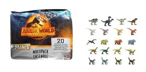 Jurassic World Multipack 20 Mini Dinosaurios .. Envio Gratis