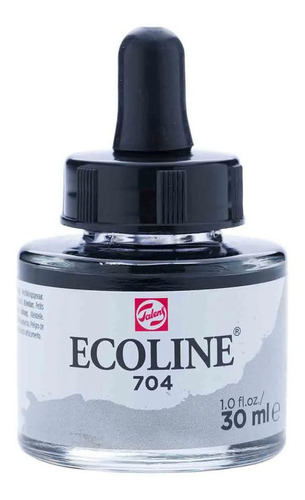 Tinta Aquarela Liquida Talens Ecoline 30ml - Grey Cor 704 Grey