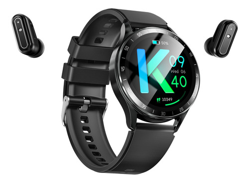 2024 Reloj Inteligente 2 En 1 Con Auriculares Bluetooth Nfc