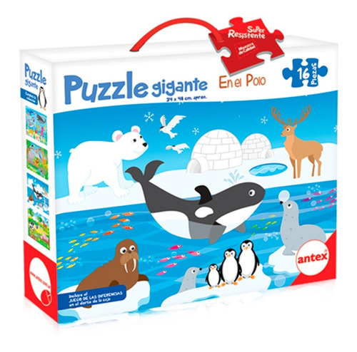 Imagen 1 de 3 de Puzzle 16 Piezas Grandes - Rompecabezas Niños