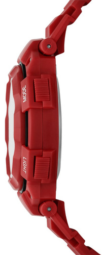 Reloj Hombre Skechers Sr1177 De Poliuretano Rojo Fondo Pantalla Positiva