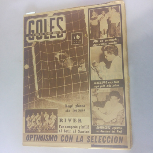 Goles 707 River Plate 2 Vs Santos El Primer Encuentro Pele