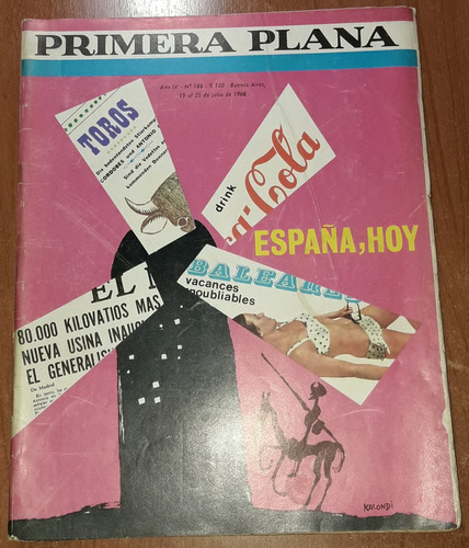 Revista Primera Plana N°186   19 Al 25 De Julio De 1966