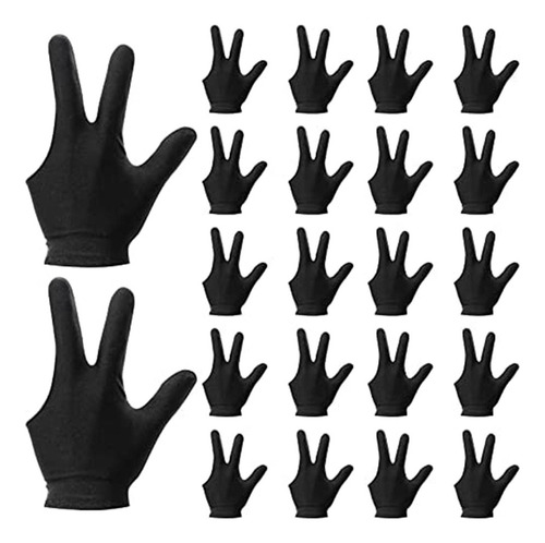 . Guantes De Billar De 3 Dedos Para Mujeres Y Hombres, 22