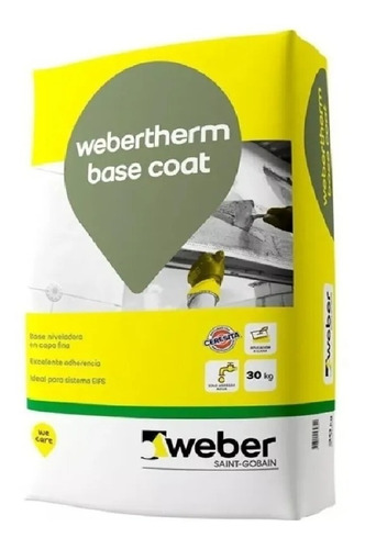 Base Coat Weber Gris Bolsa  X 30kg. Eifs Steel Frame