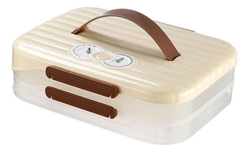 Organizador De Dumplings, Contenedor De 2 Capas