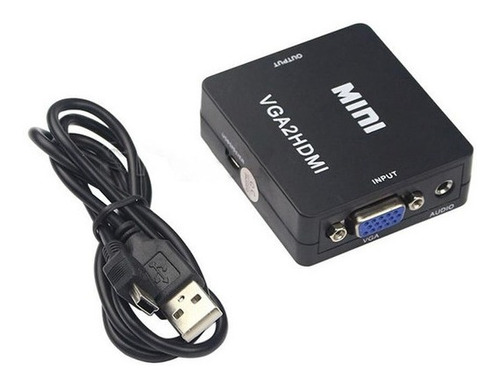 Convertidor De Video Mini Vga A Hdmi Vga2hdmi X15