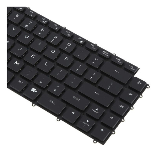 Teclado Retroiluminado Rgb Preto Da Versão Americana Para De