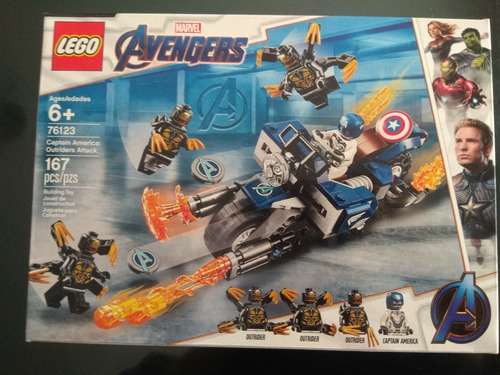 Lego Marvel Avengers Captain America Outriders Attack 