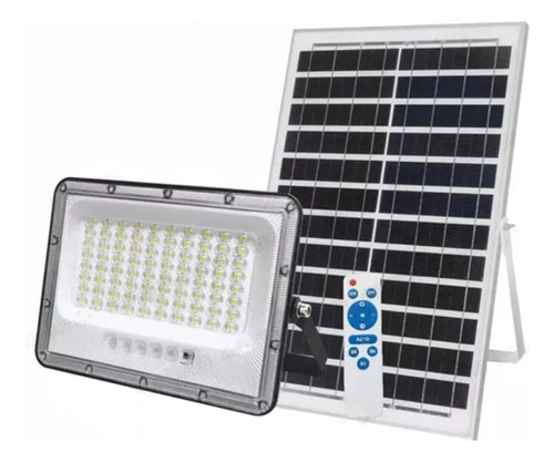 Foco Reflector Solar 50w Con Panel Solar Y Con Control 