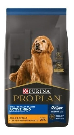 Pro Plan Active Mind (perro Mordida Med/grande) X 15kg Caba