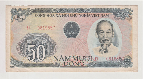 Billete Vietnam 50 Dong 1985 (c85)
