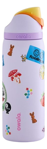 Termo Owala De 32 Oz Botella Freesip Acero Inoxidable Rose Lavanda
