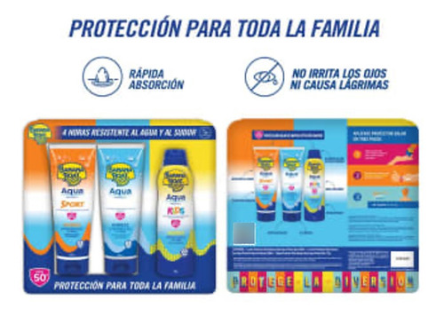 Protector Solar Bananaboat Aquaprotect 2pz 236ml + Spray170g