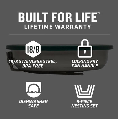 Juego De Cocina All In One Stanley P/ Camping - Fry Pan Set