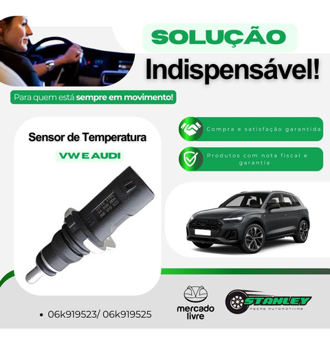 Sensor Temperatura Agua Audi A3 A4 A5 Q3 Q5 Jetta Fusca