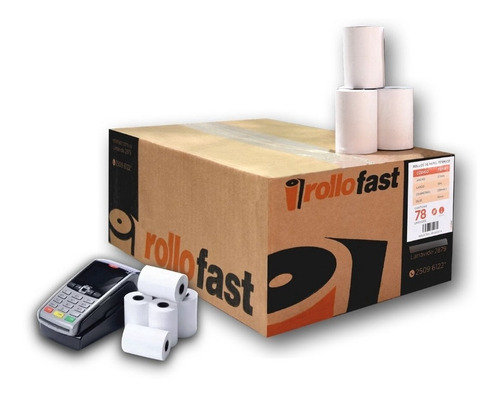 Imagen 1 de 2 de Rollo Papel Termico 57 Mm X 19 Mts. - Rollo Para Pos