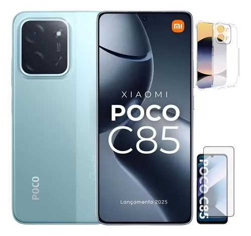 Xiaomi Poco C85 256gb 8gb Ram Global Pelicula + Capinha Cor Verde...
