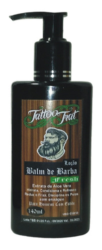 Balm De Barba Tattoo Trat 140ml Fragrância Fresh