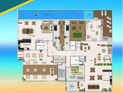 Imagem 16 de 20 de Lindo Apartamento Montado E Decorado No Sistema De Porteira Fechada, Na Quadra Do Mar Da Praia Da Costa! - Ap0258